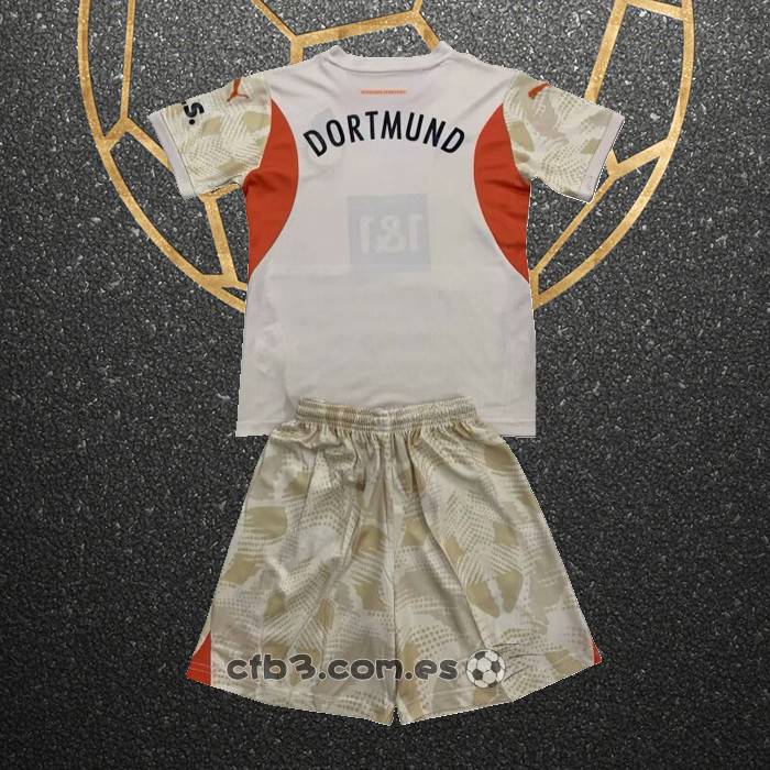 Camiseta Borussia Dortmund Portero Segunda Nino 24-25